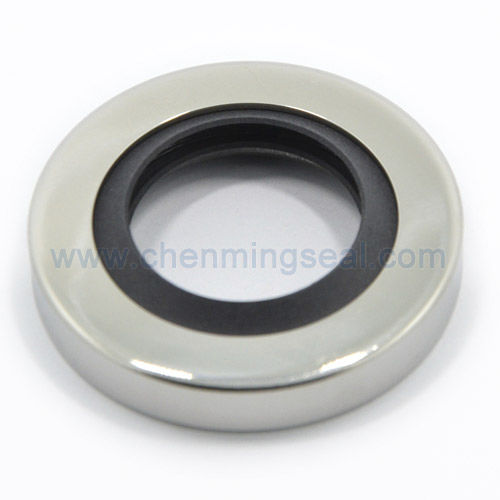 Vedação de lábio duplo - DEL series - Ningbo Chenming Seals Manufacturing Co., Ltd. - em aço inoxidável / em PTFE / circular