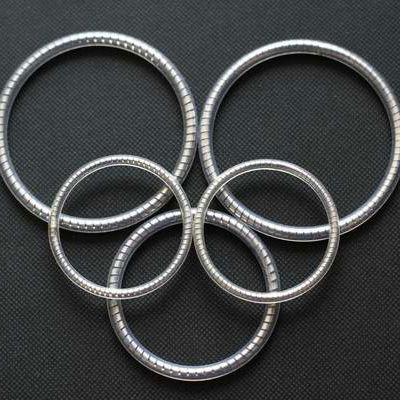 Vedação de mola - Ningbo Chenming Seals Manufacturing Co., Ltd. - em aço inoxidável / em PTFE / circular