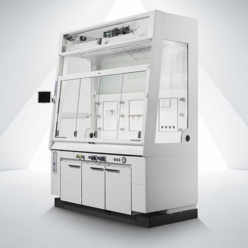 Capela de exaustão de laboratório - WALDNER DOSOMAT - química / de altura regulável