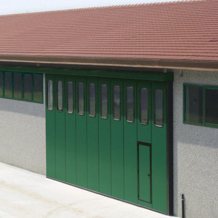 Porta de correr na vertical - ROTEO GOLD - Ballan Spa - em aço galvanizado / industrial / isolada