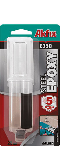 Cola epóxi - E300, E340, E350 - Akkim Yapı Kimyasalları San. ve Tic. A.Ş. - para metais / bicomponente / resistência ao cisalhamento