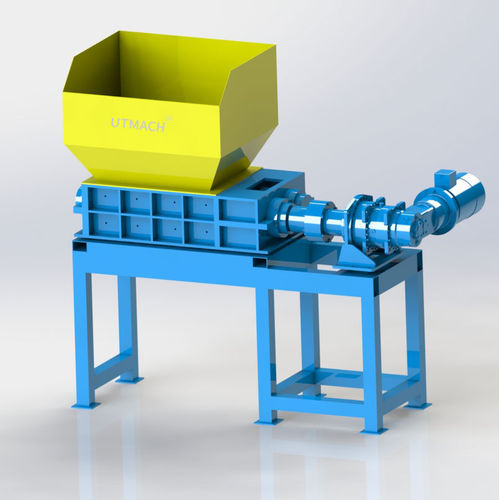 Triturador de 2 eixos - DS3290 - Liantai Machinery - para madeira / para resíduos eletrônicos / para resíduos plásticos
