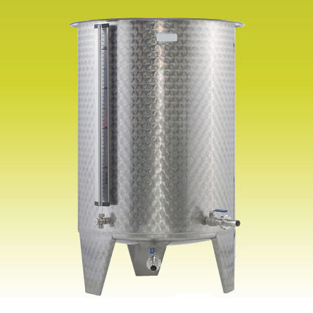 Tanque para vinho - Voran - em aço inoxidável / aberto / vertical