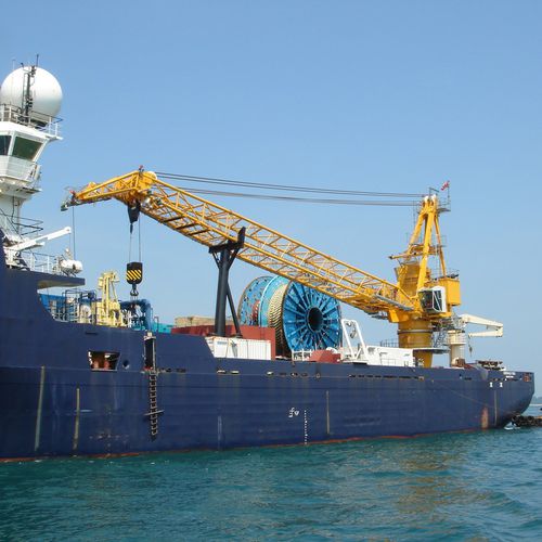 Guindaste para aplicações offshore - BOS 2600 - Liebherr Cranes - sobre barcaça / com mecanismo de giro superior / de elevação