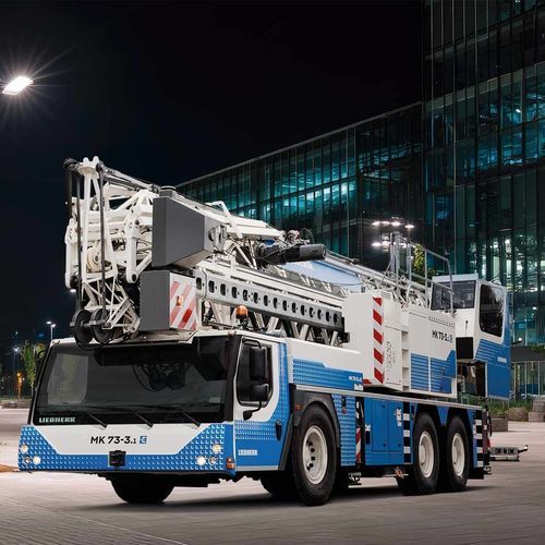 Guindaste móvel - MK 73-3.1E - Liebherr Cranes - com lança elevatória / para obras / para edifícios