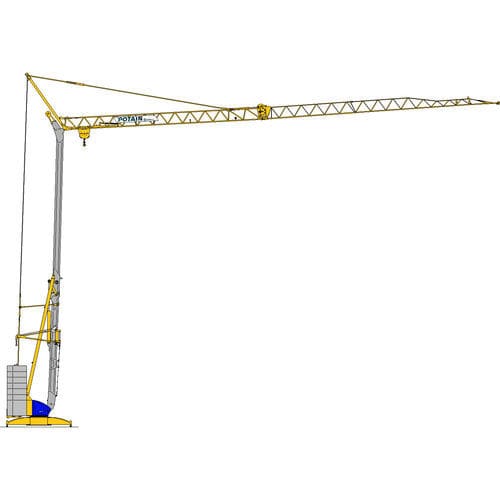 Guindaste de torre automontante - Igo 30 - Manitowoc Cranes - fixo / com lança treliçada / para obras