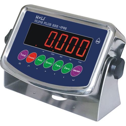 Indicador de peso com display LCD - HL318 Plus SSE/HL318 Plus SSC - HOLI - com display LED / de parede / resistente às vibrações