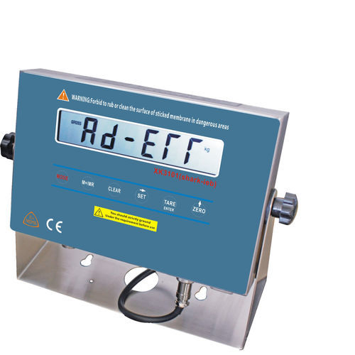 Indicador de peso à prova de explosão - Shark - HOLI - com display LCD / de parede / em aço inoxidável
