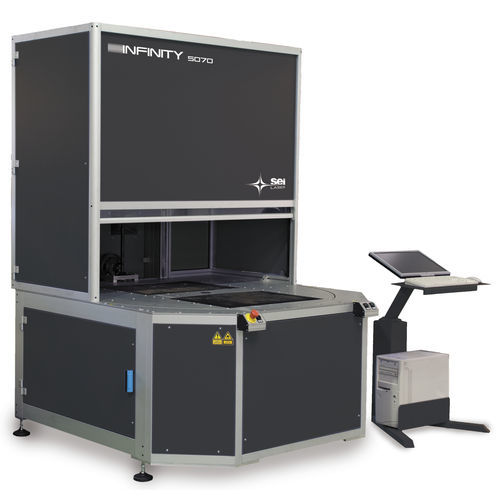 Máquina de gravação e marcação a laser CO2 - Infinity 5070 series - SEI LASER - de materiais plásticos / para madeira / de couro