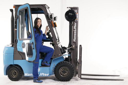 Empilhadeira a diesel - HDLS series - Hanselifter - para operador sentado a bordo / para ambientes externos / de movimentação