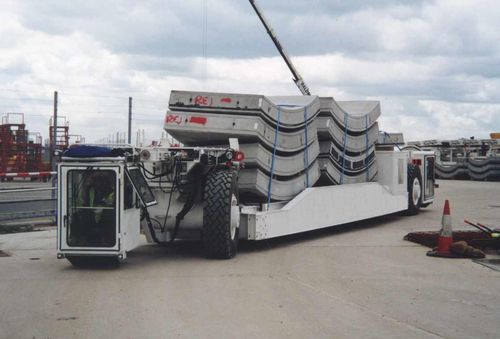 Carreta prancha - BEIJING WOWJOINT MACHINERY CO., LTD. - para equipamento industrial / com 2 eixos / para construção de túnel