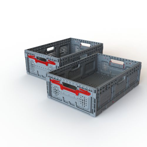 Caixa plástica - SUMOOAK S.L. - dobrável / com ventilação / com laterais rebatíveis