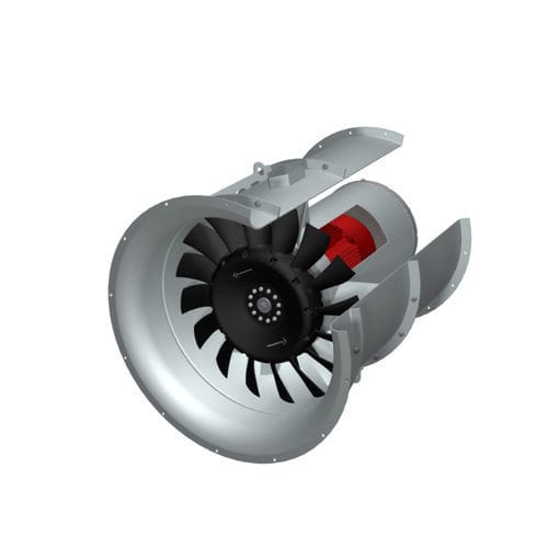 Ventilador para altas temperaturas - WOHT - Planetfan - axial / de secagem / 230 Vca