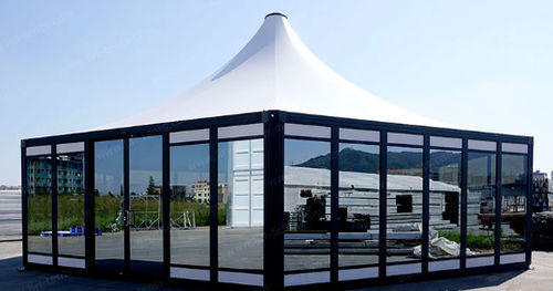 Tenda para organização de eventos - Hexagon Module Square  - Liri Tent Technology
