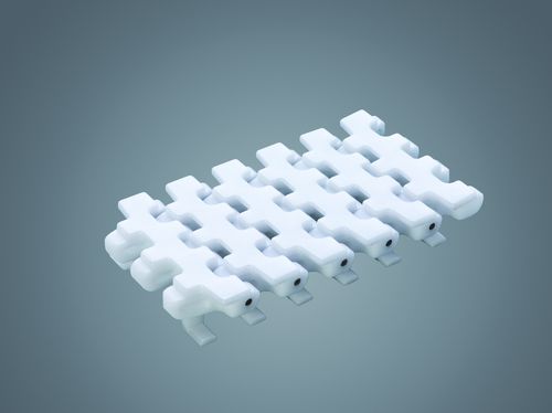 Correia transportadora modular - CS 200 SL series - MS Plus Automation GmbH - em PA / com revestimento de fricção