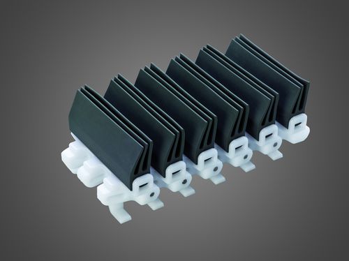 Correia transportadora modular - CS 090 SL series - MS Plus Automation GmbH - em POM / com garras