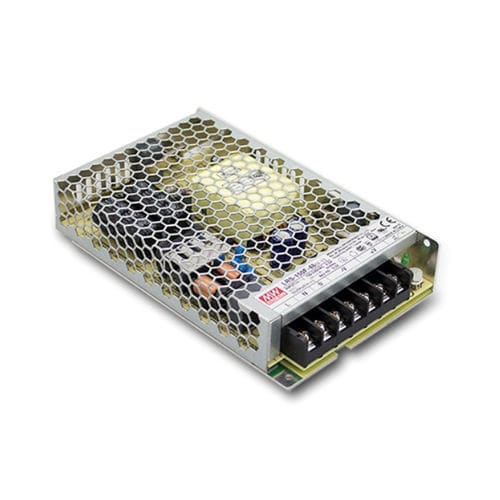 Fonte de alimentação elétrica 1U - LRS-150F series - Mean Well - CA/CC / com saída simples / chaveada