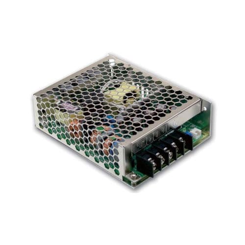 Fonte de alimentação elétrica 1U - HRP-75 series  - Mean Well - CA/CC / com saída simples / com proteção contra curto-circuitos