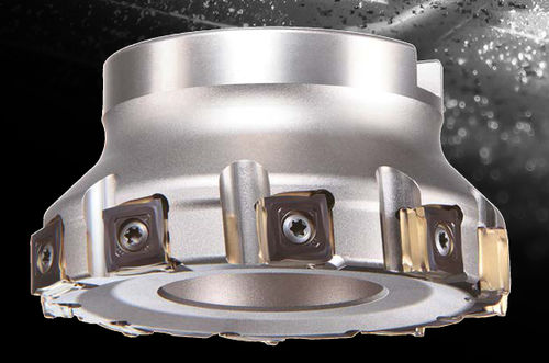 Fresa de dois tamanhos - VOX400 series - MITSUBISHI MATERIALS - tangencial / com pastilhas de corte / de desbaste
