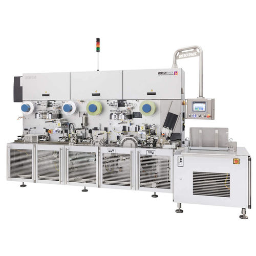 Máquina embaladora com filme dobrado - GWS - LOESCH Verpackungstechnik GmbH + Co. KG - automática / para goma de mascar / para a indústria alimentícia