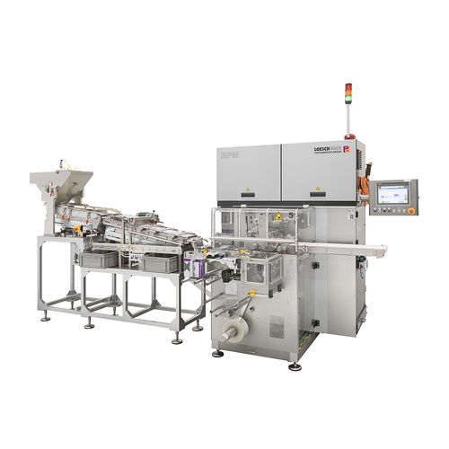 Máquina embaladora com filme dobrado - RPM - LOESCH Verpackungstechnik GmbH + Co. KG - automática / para comprimidos / para produtos de confeitaria