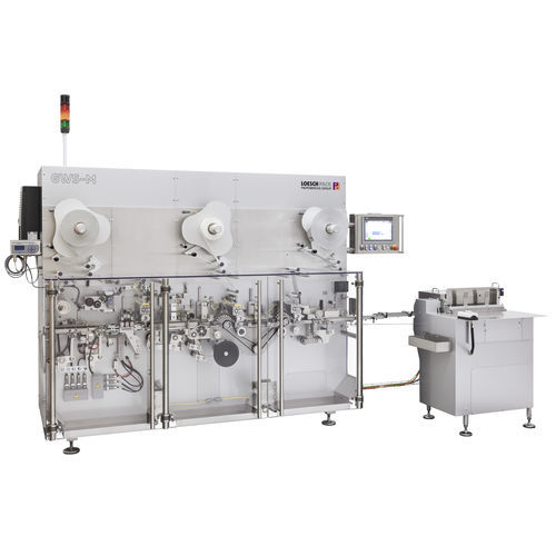 Máquina embaladora com filme dobrado - GWS-M - LOESCH Verpackungstechnik GmbH + Co. KG - automática / para goma de mascar / para a indústria alimentícia