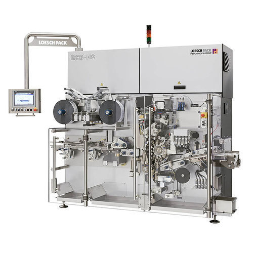 Máquina embaladora com filme dobrado - RCB - LOESCH Verpackungstechnik GmbH + Co. KG - automática / compacta / para produtos de chocolate