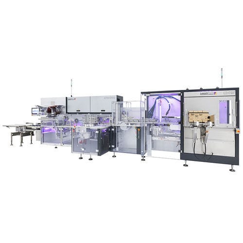 Máquina embaladora com filme dobrado - LTM-DUO  - LOESCH Verpackungstechnik GmbH + Co. KG - automática / compacta / para produtos de chocolate