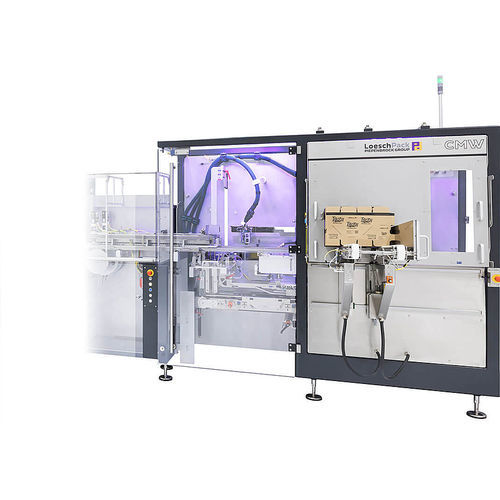 Encartuchadeira wrap-around - CMW - LOESCH Verpackungstechnik GmbH + Co. KG - vertical / horizontal / para produtos de chocolate