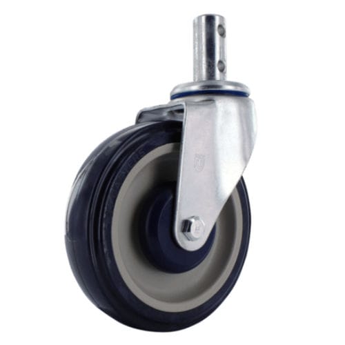 Rodízio giratório - Z20R154CLDE - P&H Casters - com espiga / em aço / em nylon