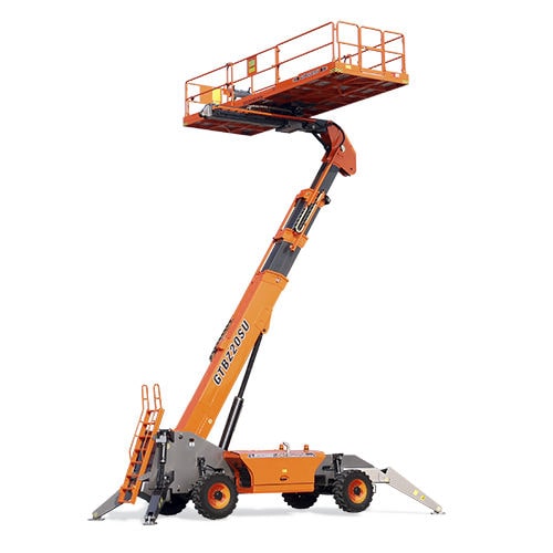 Plataforma telescópica autopropelida - GTBZ20SU - Zhejiang Dingli Machinery Co,Ltd - a diesel