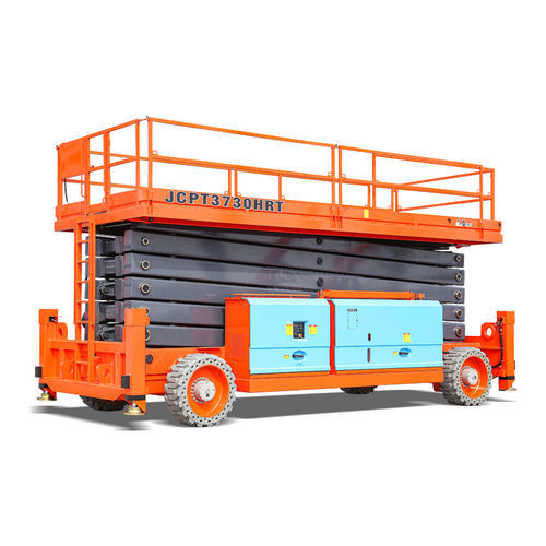 Plataforma elevatória tipo tesoura móvel - JCPT3730HRT - Zhejiang Dingli Machinery Co,Ltd - híbrida / elétrica / a biodiesel