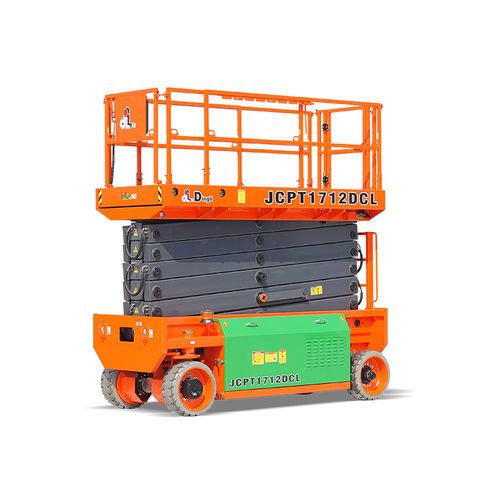 Plataforma elevatória tipo tesoura móvel - JCPT1712DCL - Zhejiang Dingli Machinery Co,Ltd - elétrica / compacta