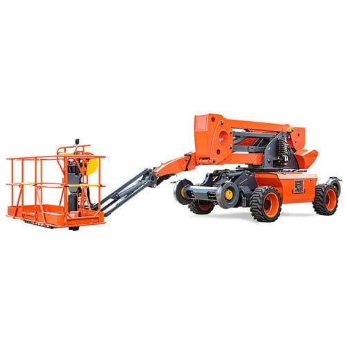 Plataforma de mastro vertical de esteiras - BA16RR - Zhejiang Dingli Machinery Co,Ltd - para trilho / a diesel