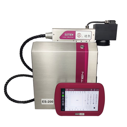 Máquina de marcação a laser de fibra - DES-200 series - Shanghai Dikai Coding Industry Co., Ltd - para alumínio / de embutir / de código de barras
