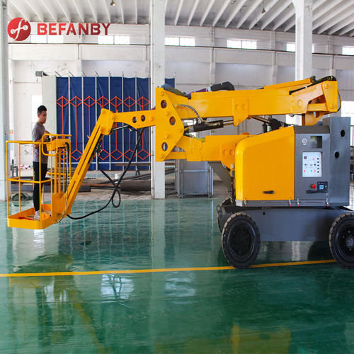 Plataforma elevatória articulada autopropelida - BEFANBY - com rodas / com bateria / a diesel