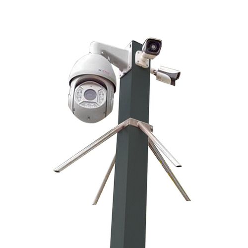 Pedestal para controle de acesso - StrongLine - Alphatronics - fixo / de alumínio