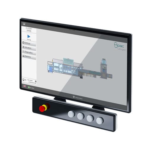 IHM com touch screen - Mpac Langen - embutida / para a indústria / de controle