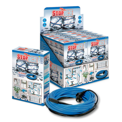 Cabo de aquecimento para traçado de tubulação - Stop Ice - Raytech S.r.l. - de proteção contra congelamento / de potência constante