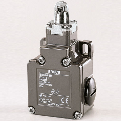 Chave fim de curso para atuador - E30000BM - BREMAS BETTER SWITCHES - IP66 / de segurança / com atuador de haste com rolete