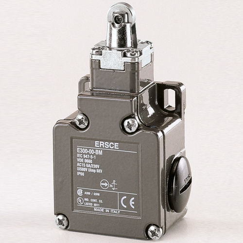 Chave fim de curso para atuador - E30001BM - BREMAS BETTER SWITCHES - IP66 / de segurança / com atuador de haste com rolete