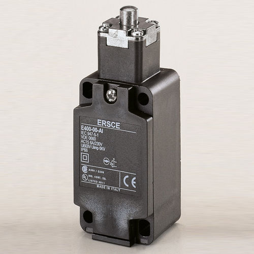 Chave fim de curso para atuador - E40000AI - BREMAS BETTER SWITCHES - IP66 / de segurança / com êmbolo