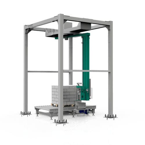Envolvedora com braço giratório - ARCOMET7 - automática / porta-bobina / com transportador contínuo