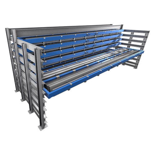 Sistema de armazenamento modular - Böckelt - compacto / para cargas longas