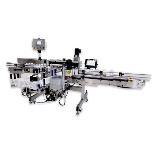 Rotuladora automática - TECHLINE® PET - Quadrel Labeling Systems - para garrafas / para aplicação na parte superior / para a indústria das bebidas