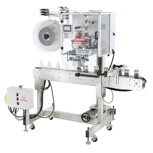 Rotuladora controlada por CLP - SL200 - Quadrel Labeling Systems - para garrafas / para aplicação na parte superior / para a indústria de engarrafamento
