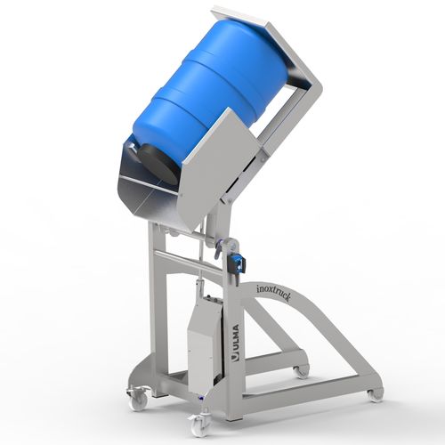 Virador elétrico - EBT300D DRUM/BARREL - Inoxtruck - de tambores / para a indústria alimentícia / em aço inoxidável