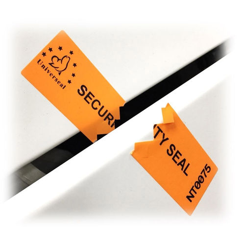 Etiqueta de transferência térmica - UV003-S-EBNRES-O - Universeal (UK) Ltd - de segurança / adesiva / infalsificável