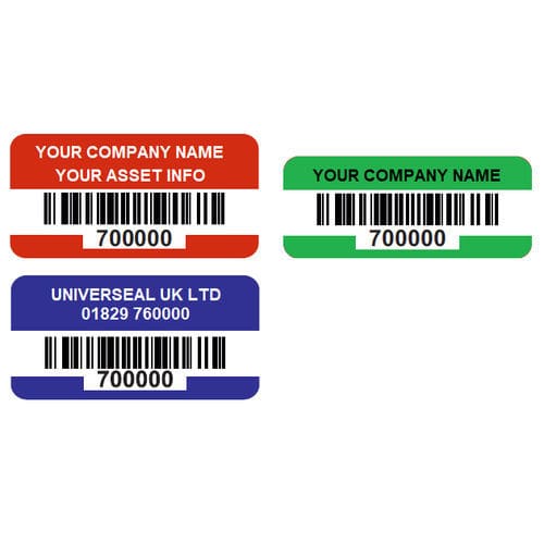 Etiqueta de identificação - UVLBLDP - Universeal (UK) Ltd - de códigos de barras / adesiva / adesiva