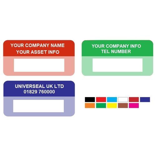 Etiqueta de identificação - UVLBLWS - Universeal (UK) Ltd - imprimível / com motivos impressos / adesiva